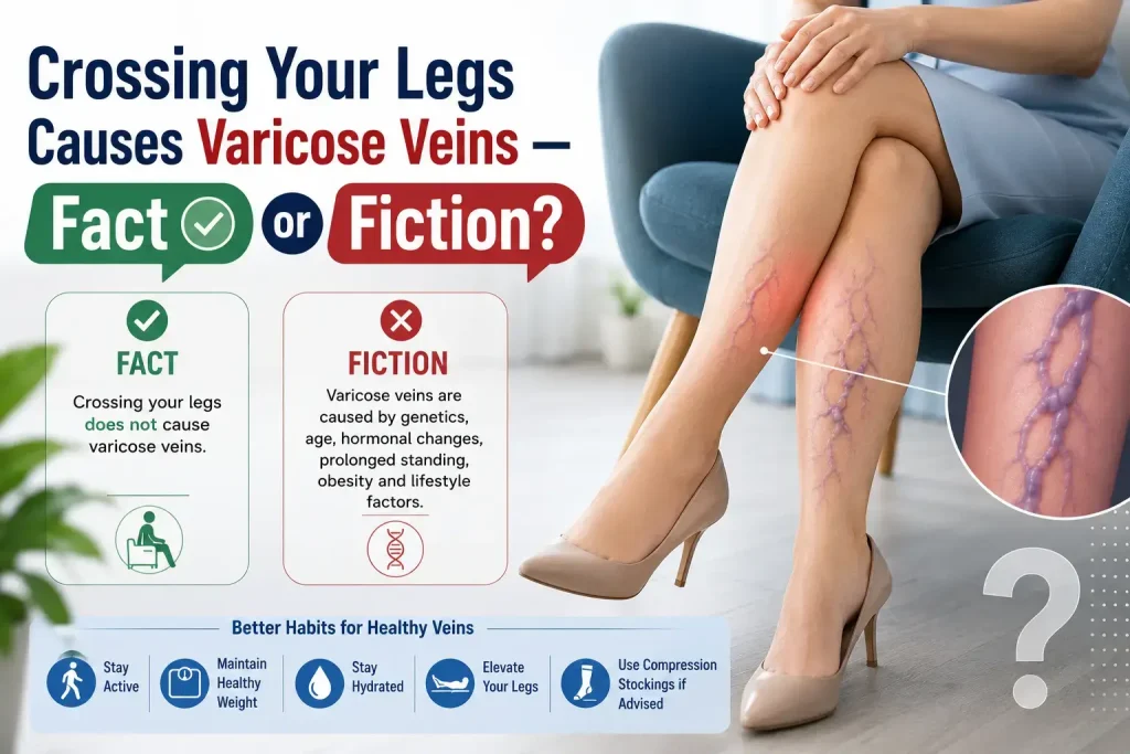 Does Crossing Your Legs Cause Varicose Veins?