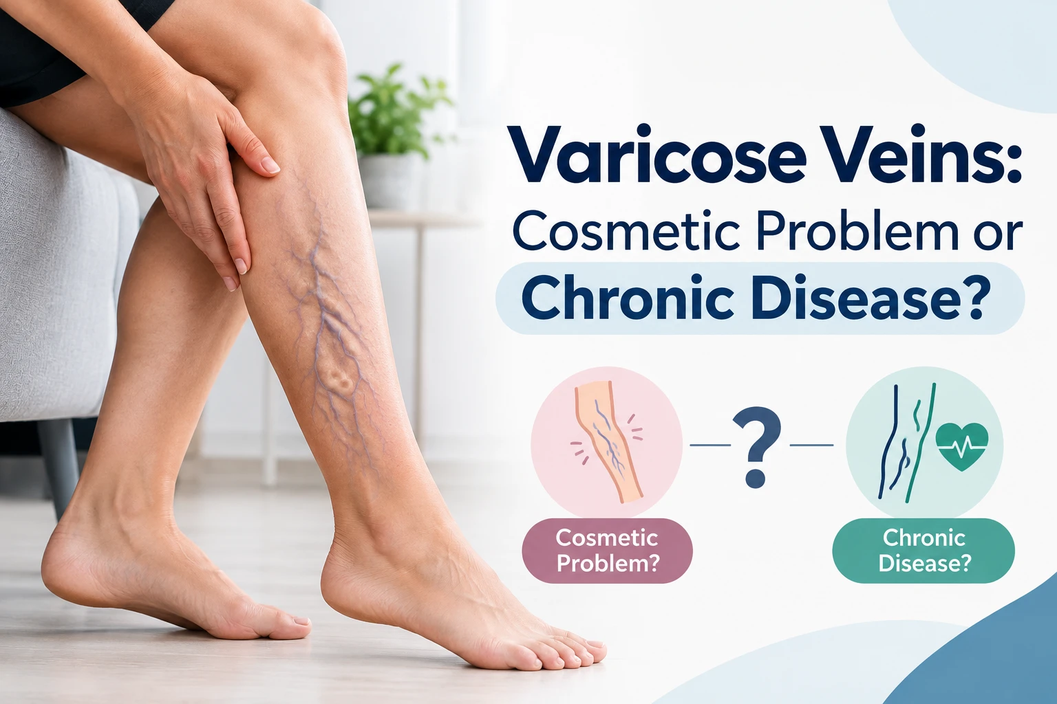 Varicose Veins: Cosmetic Problem or Chronic Disease